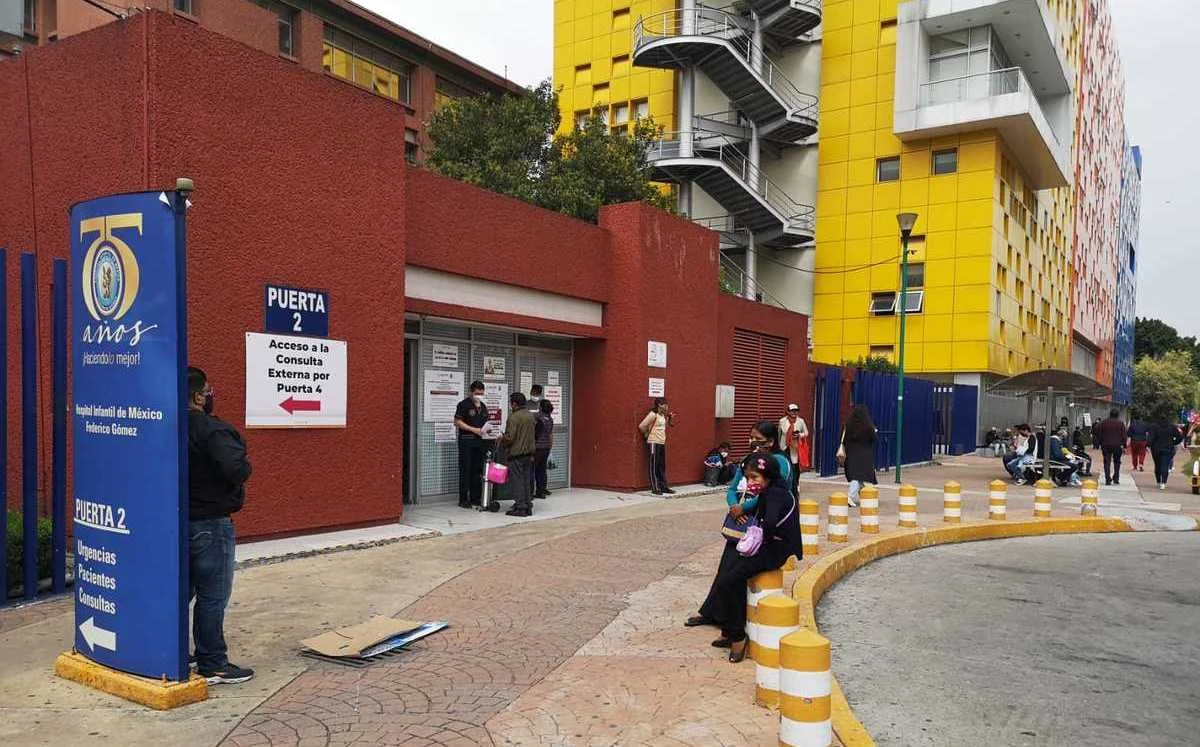 Hospital Infantil de México “Federico Gómez”, incluidas fachadas.